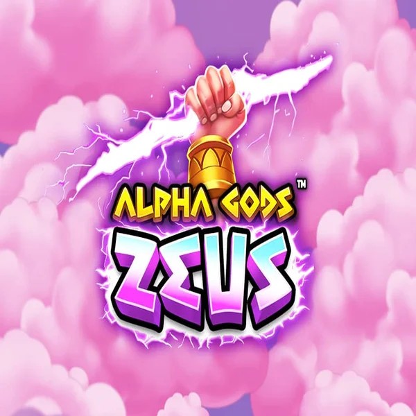 Alpha Gods Zeus slot logo by PearFiction Studios at Lucky Start CasinoAlpha Gods Zeus