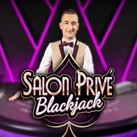 Blackjack Salon Privé by Ezugi, showcased at luckystarts.nl – game logo