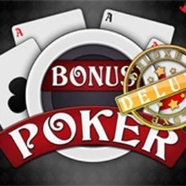 Bonus Poker Deluxe - 3 Hands slot logo by RTG (Reel Time Gaming) at Lucky Start Casino