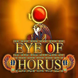 Eye of Horus online game logo by RTG (Reel Time Gaming) on luckystarts.nl