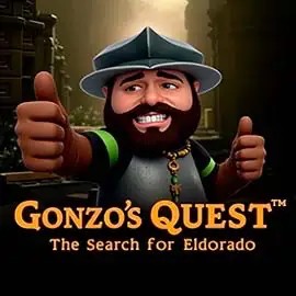 Gonzo's Quest slot logo by NetEnt at Lucky Start CasinoGonzo's Quest