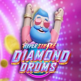 Hyper Strike Diamond Drums slot logo by Gameburger Studios at Lucky Start CasinoHyper Strike Diamond Drums