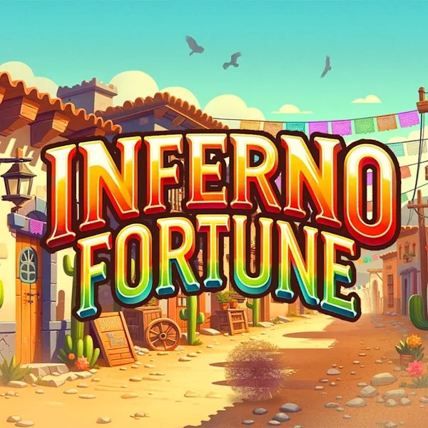 Inferno Fortune slot logo by Atomic Slot Lab at Lucky Start CasinoInferno Fortune