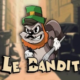 Official Slots logo: Le Bandit by Hacksaw Gaming at Lucky Start Casino