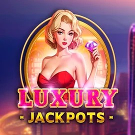 Luxury Jackpots online game logo by Triple Cherry on luckystarts.nl