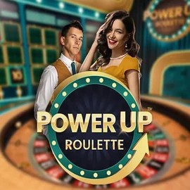 PowerUP Roulette online game logo by Pragmatic Play on luckystarts.nl