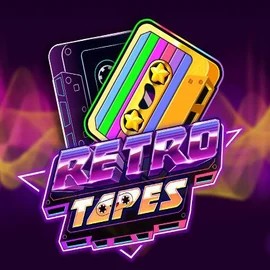 Retro Tapes logo by Push Gaming at Lucky Start CasinoRetro Tapes