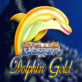 Logo of Dolphin Gold with Stellar Jackpots from Lightning Box Game at Lucky Start Casino