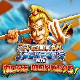 Stellar Jackpots with More Monkeys game by Lightning Box Game – logo hosted on Lucky Start Casino