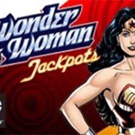 Wonder Woman Jackpots by Amaya, showcased at luckystarts.nl – game logo